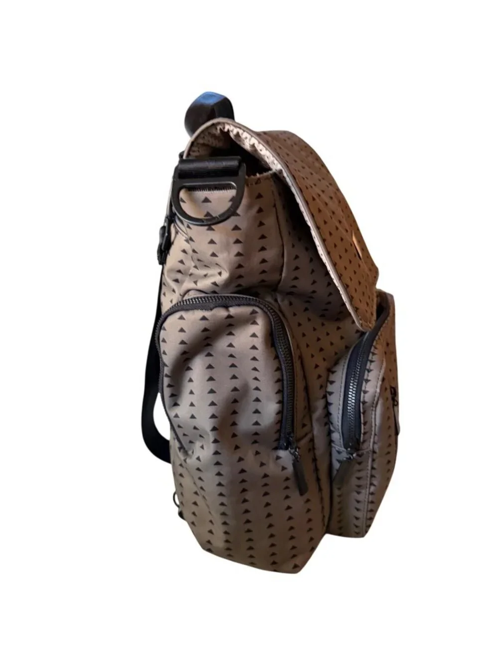 Jujube Vector Backpack With Geometric Print And Multiple Compartments For Everyd